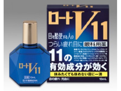 Eye Drops ROHTO V11 - 13 ml, 11 active elements to protect your eyes. BEST SELLER!